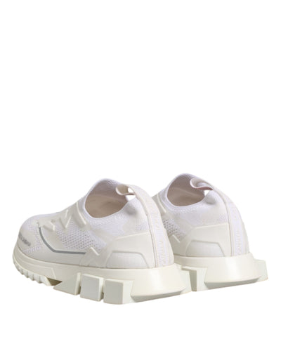 Dolce & Gabbana Weiß SORRENTO Slip On Low Top Turnschuhe Schuhe