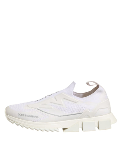 Dolce & Gabbana Weiß SORRENTO Slip On Low Top Turnschuhe Schuhe