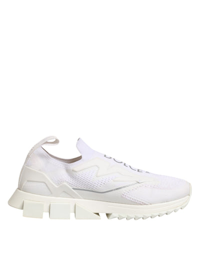 Dolce & Gabbana Weiß SORRENTO Slip On Low Top Turnschuhe Schuhe