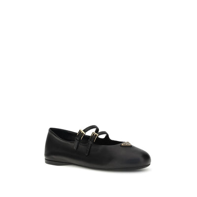 Prada Leder Ballerinas