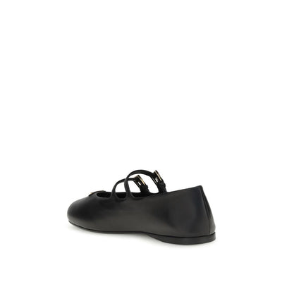 Prada Leder Ballerinas