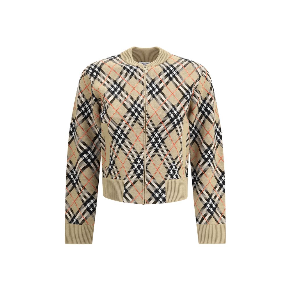 Burberry Karo-Strickjacke