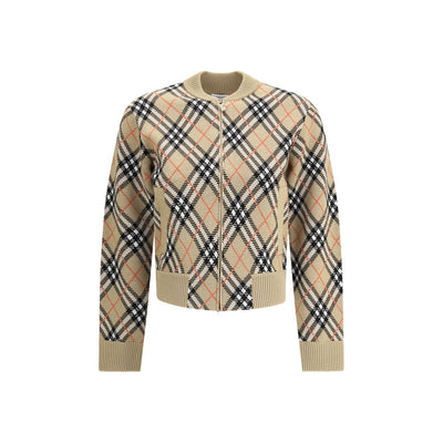 Burberry Karo-Strickjacke