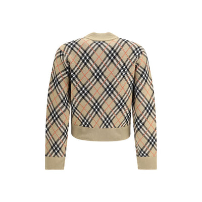 Burberry Karo-Strickjacke
