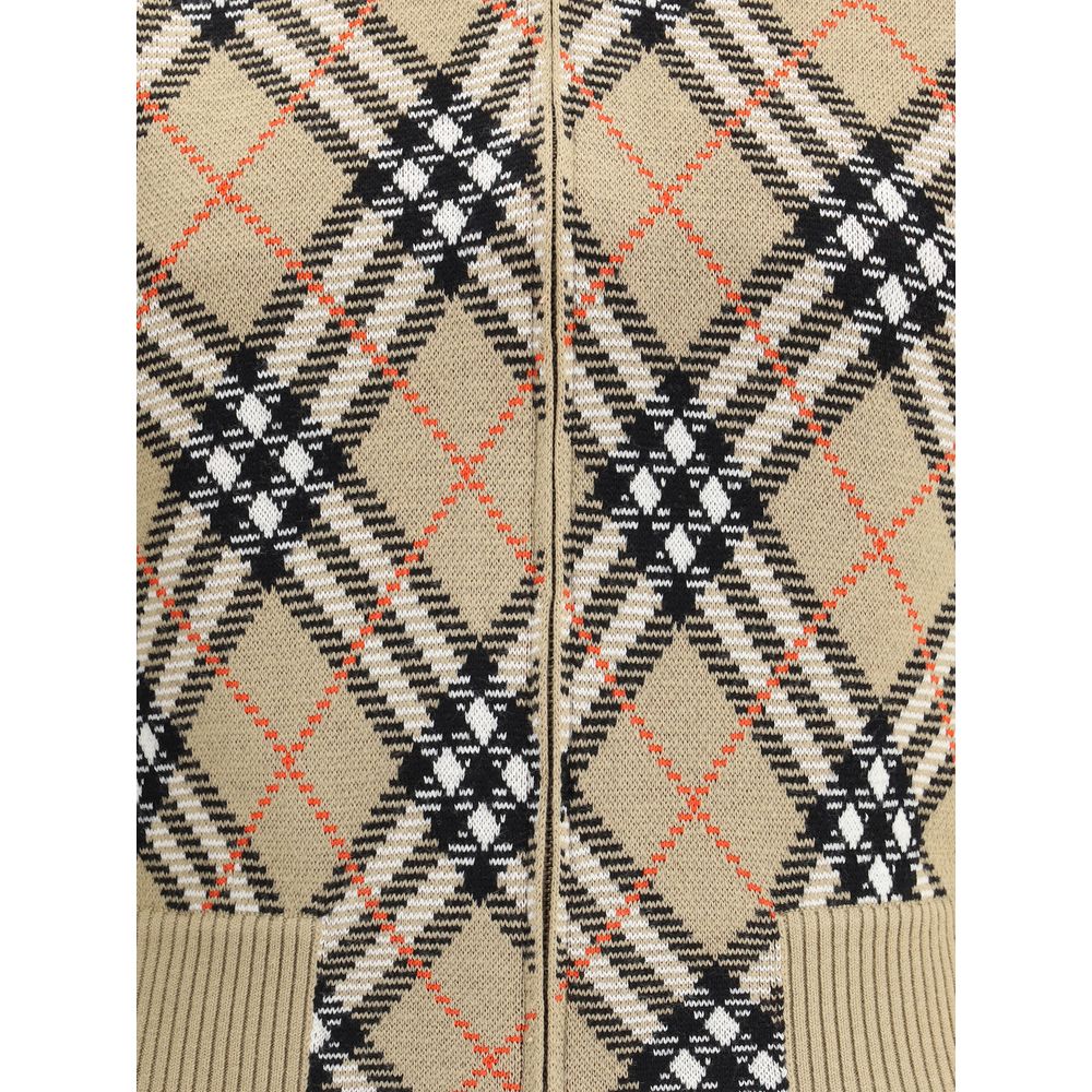 Burberry Karo-Strickjacke