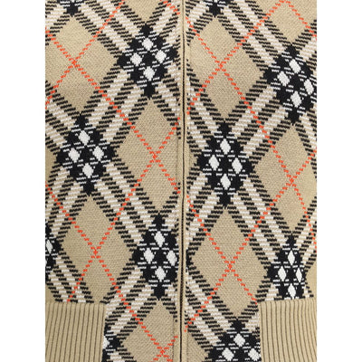 Burberry Karo-Strickjacke