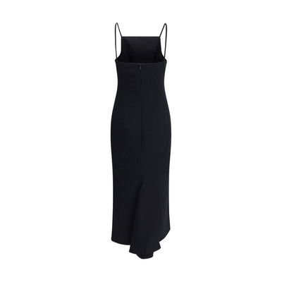 Givenchy Midikleid mit drapiertem Rücken
