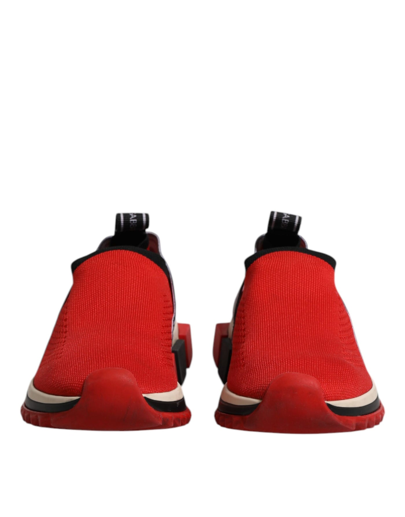 Dolce & Gabbana Rot Sorrento Slip On Low Top Turnschuhe Schuhe
