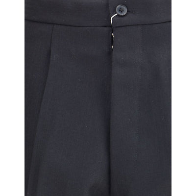 Margiela Plisseehose aus Wolle