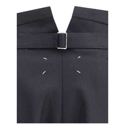 Margiela Plisseehose aus Wolle