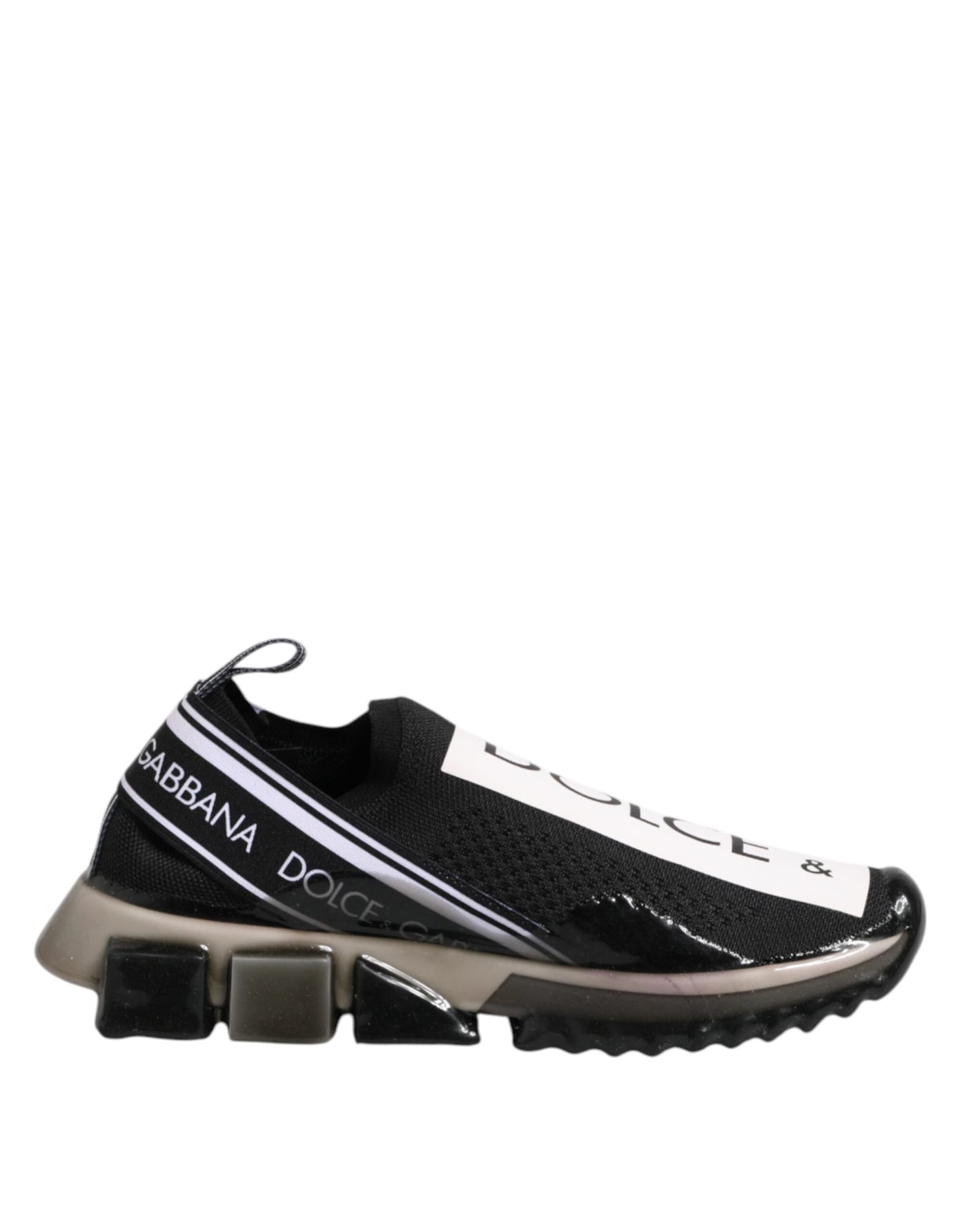 Dolce & Gabbana Schwarz Sorrento Slip On Low Top Sneakers Schuhe