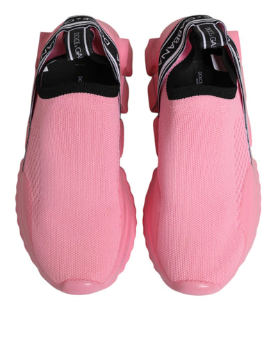 Dolce & Gabbana Rosa Sorrento Low Top Frauen Turnschuhe Schuhe