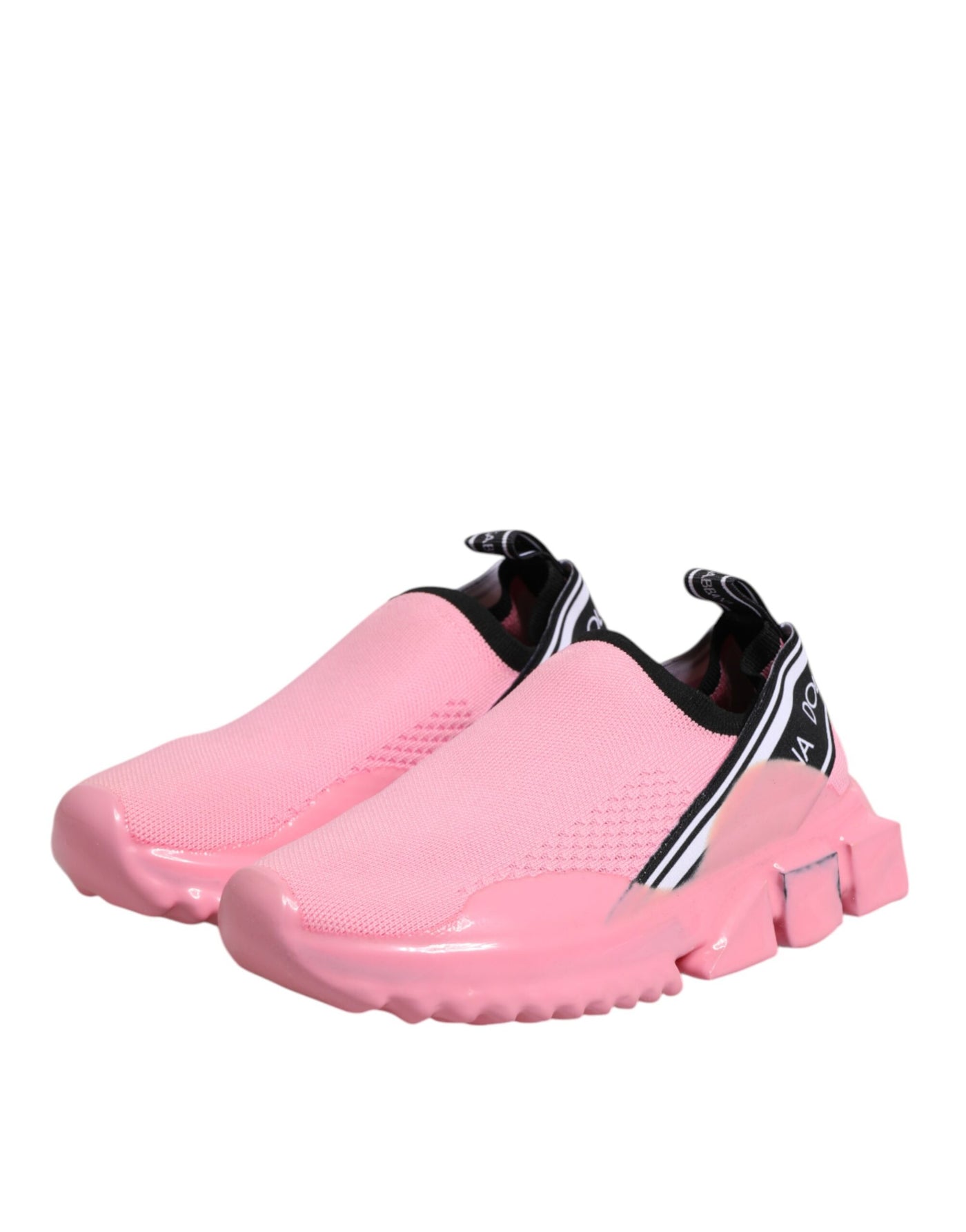 Dolce & Gabbana Rosa Sorrento Low Top Frauen Turnschuhe Schuhe