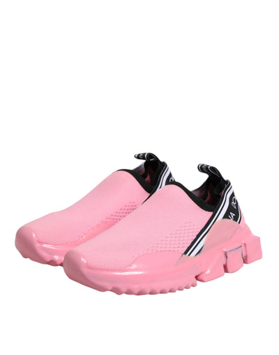 Dolce & Gabbana Rosa Sorrento Low Top Frauen Turnschuhe Schuhe