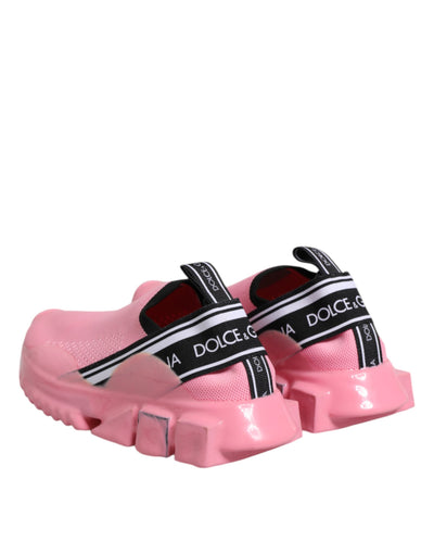 Dolce & Gabbana Rosa Sorrento Low Top Frauen Turnschuhe Schuhe