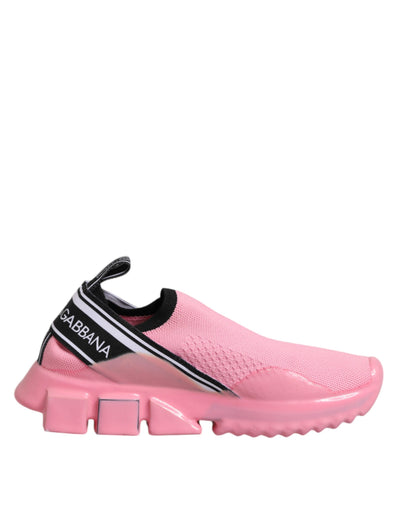 Dolce & Gabbana Rosa Sorrento Low Top Frauen Turnschuhe Schuhe