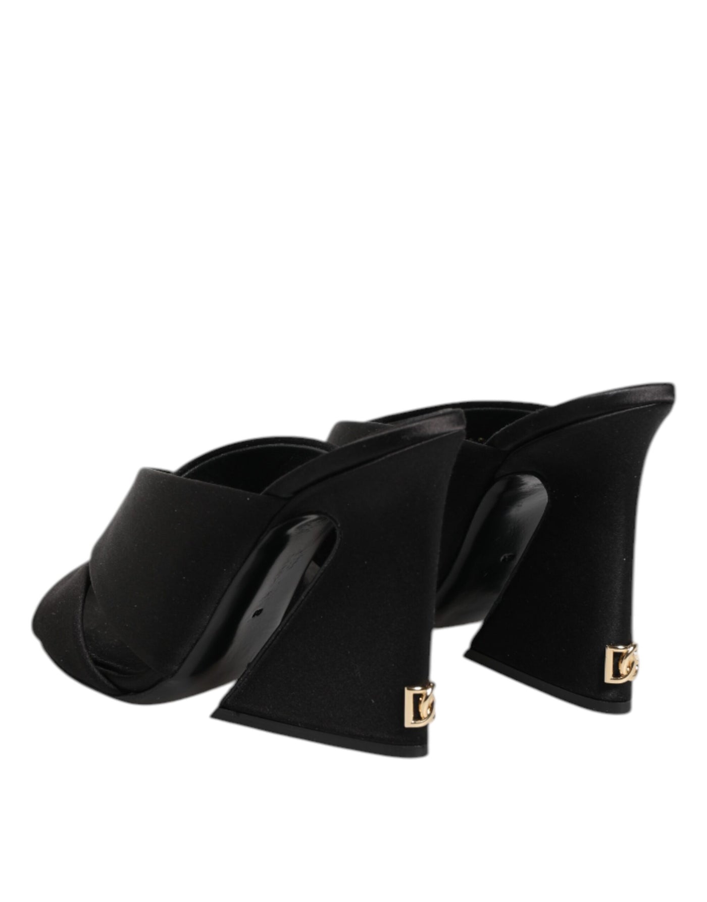 Dolce & Gabbana Schwarz Keira Barock Hochhackige Sandalen Schuhe
