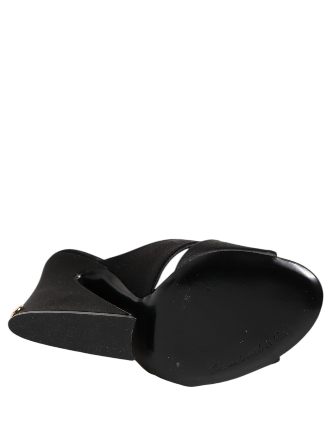 Dolce & Gabbana Schwarz Keira Barock Hochhackige Sandalen Schuhe