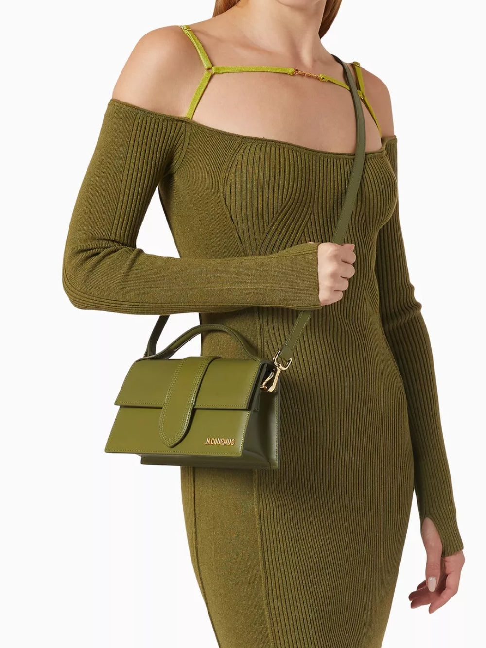 Jacquemus Le Grand Bambino Khaki Tasche