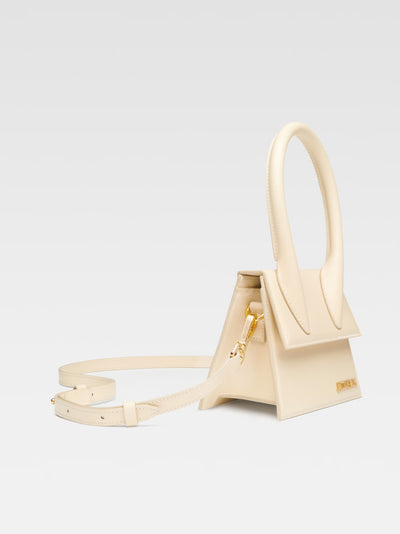 Jacquemus Le Chiquito Moyen Elfenbein Tasche