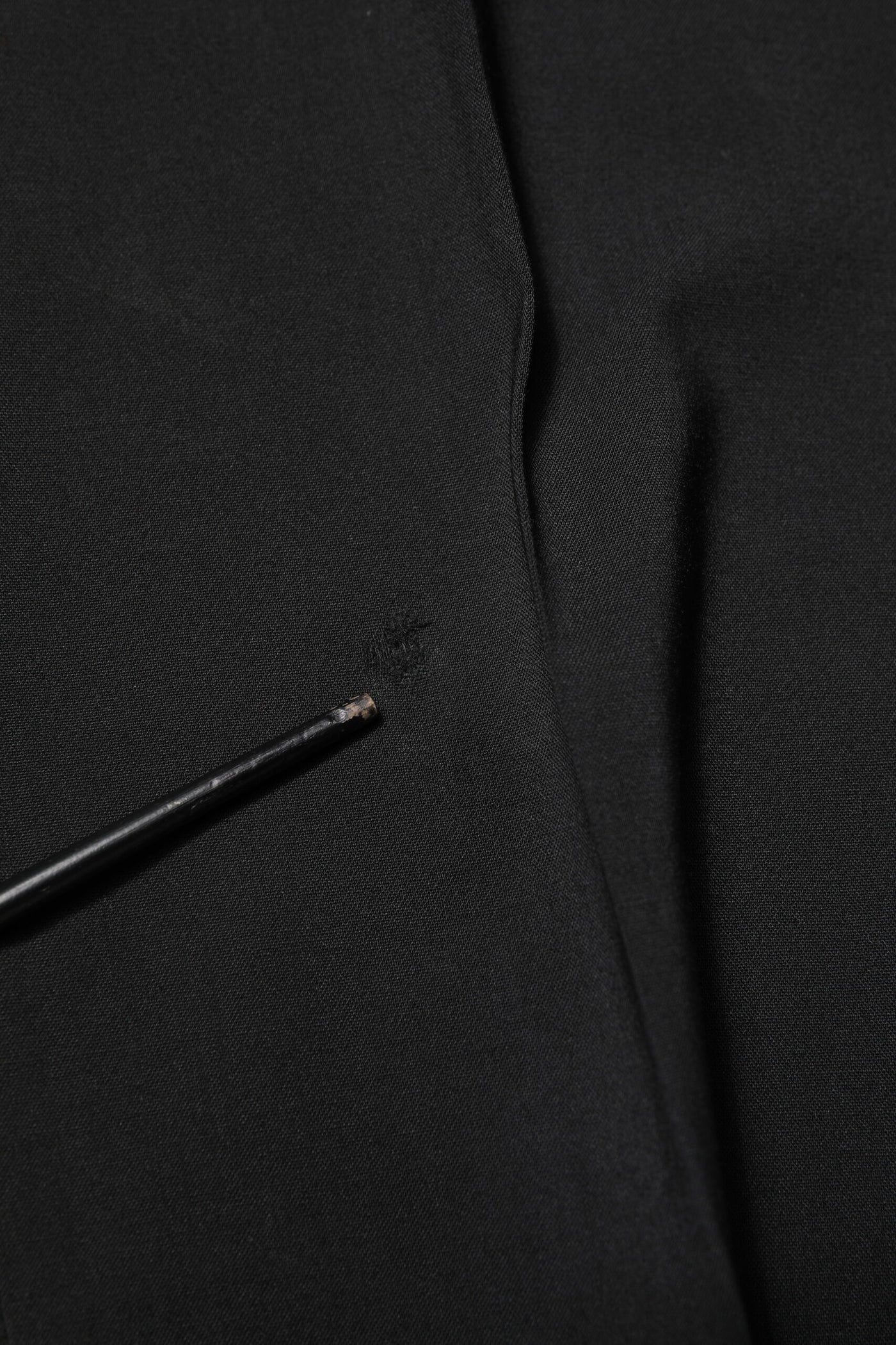 Dolce & Gabbana Schwarze konisch zulaufende formelle Herren Anzughose aus Wolle