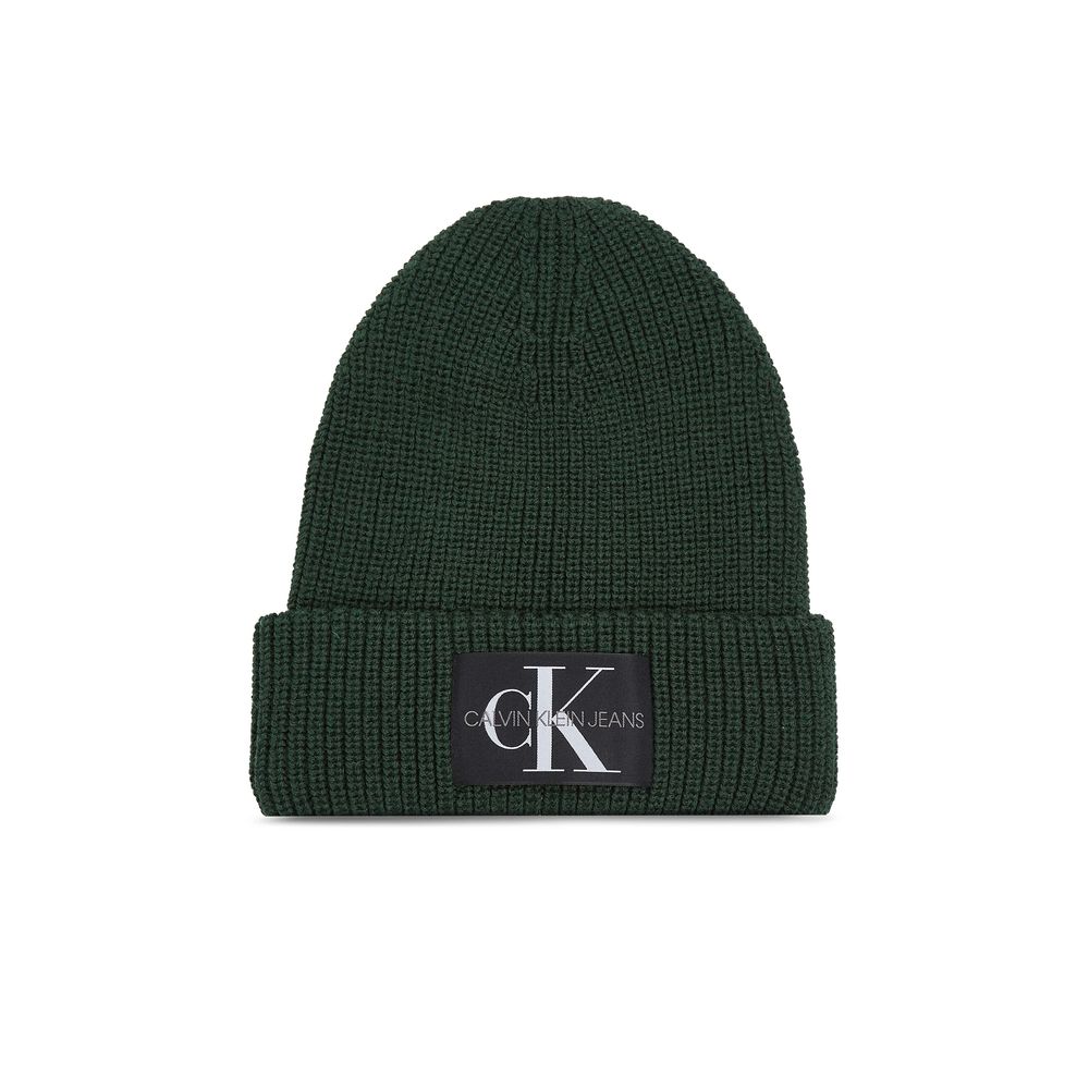 Calvin Klein Jeans Grüne Baumwollkappen Baseballmütze