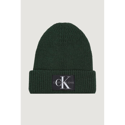 Calvin Klein Jeans Grüne Baumwollkappen Baseballmütze