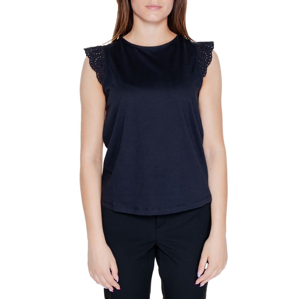 Vero Moda Schwarzes T-Shirt aus recycelter Baumwolle