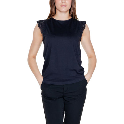 Vero Moda Schwarzes T-Shirt aus recycelter Baumwolle
