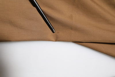 Dolce & Gabbana Braun Baumwolle Chino Mid Taille Männer Jogger Hosen