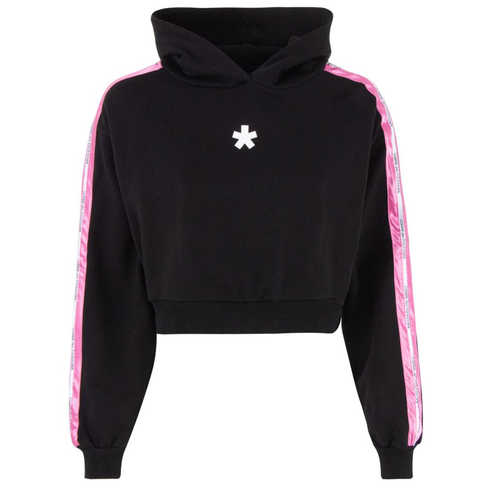 Comme Des Fuckdown Schwarzer Baumwollpullover