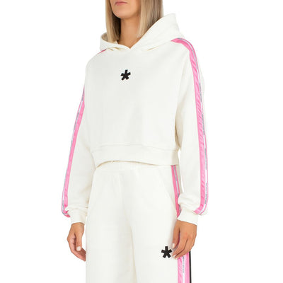 Comme Des Fuckdown Weißer Baumwollpullover