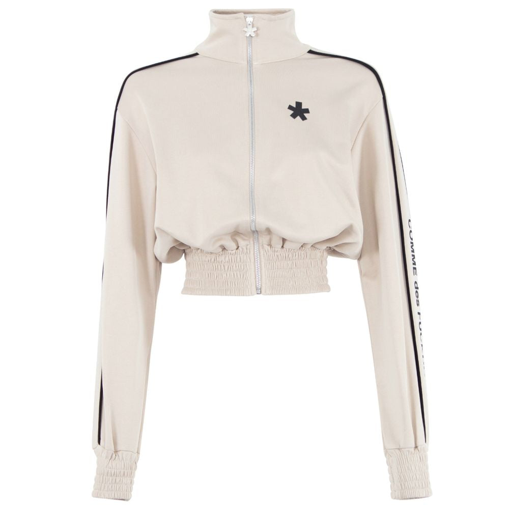Comme Des Fuckdown Beigefarbener Baumwollpullover