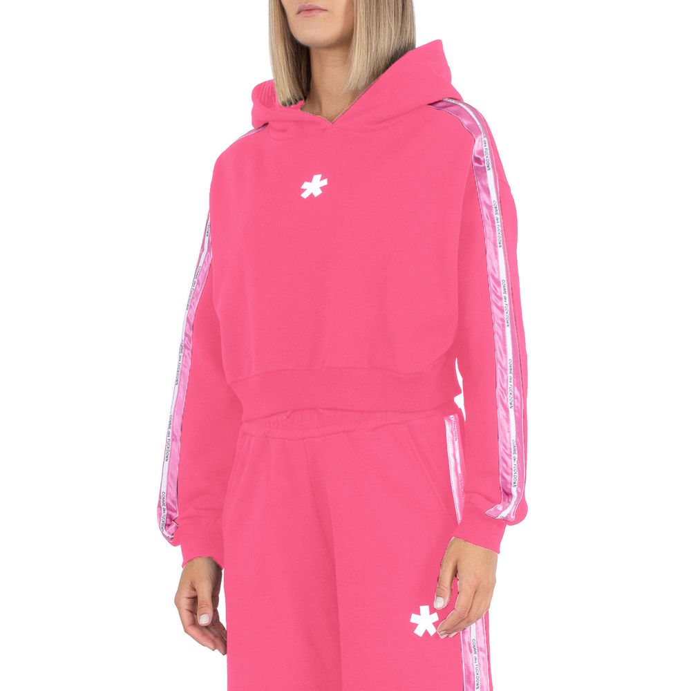 Comme Des Fuckdown Fuchsiafarbener Baumwollpullover