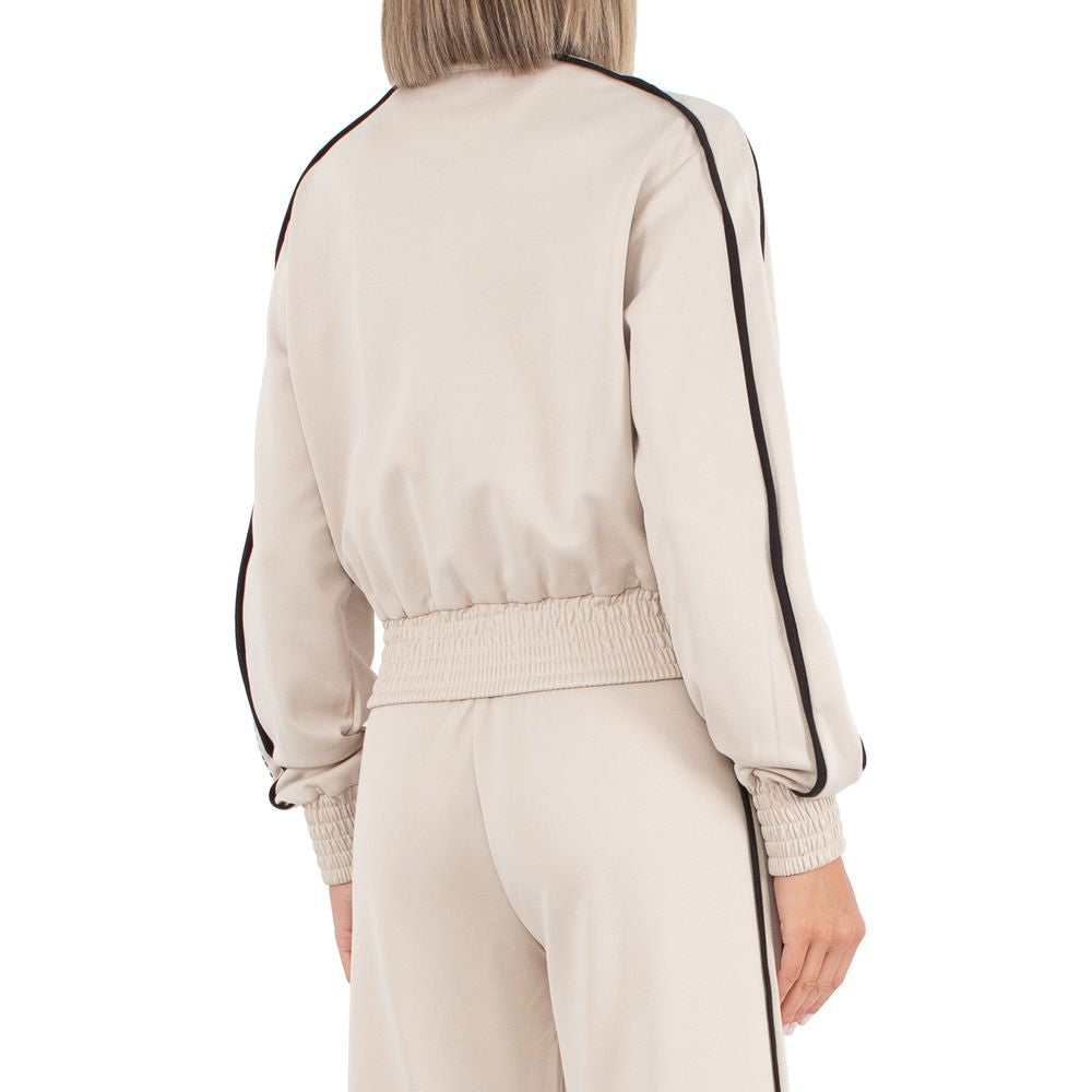 Comme Des Fuckdown Beigefarbener Baumwollpullover