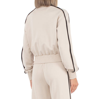 Comme Des Fuckdown Beigefarbener Baumwollpullover