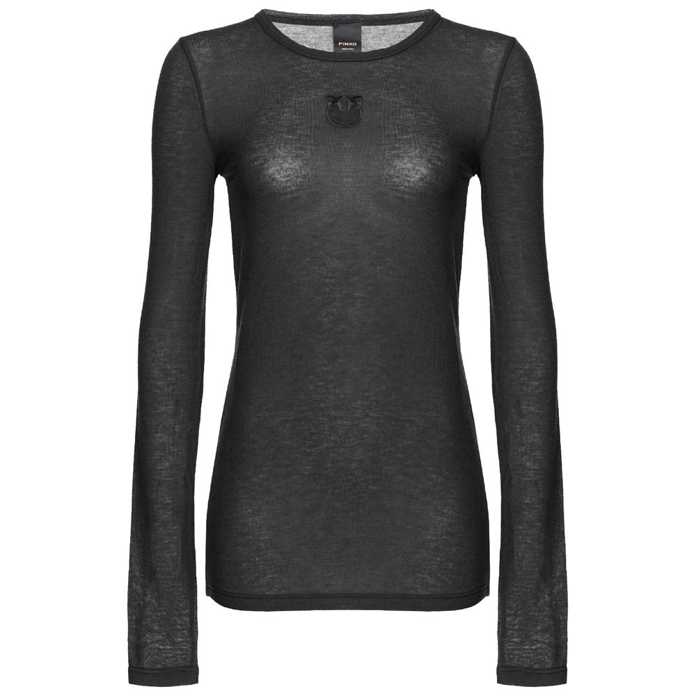 PINKO Schwarzer Viskose-Pullover