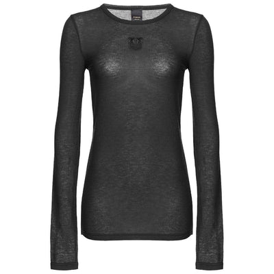 PINKO Schwarzer Viskose-Pullover