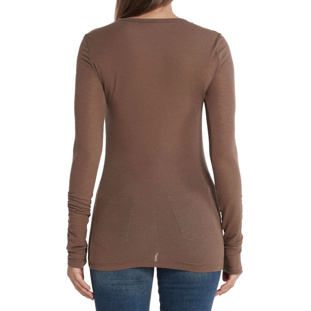 PINKO Brauner Viskose-Pullover