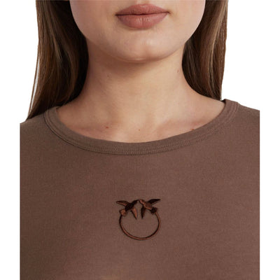 PINKO Brauner Viskose-Pullover