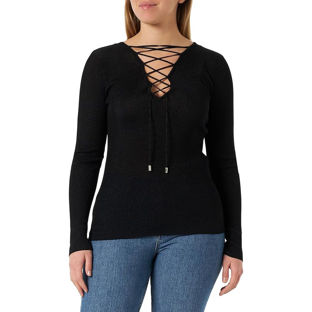 PINKO Schwarzer Viskose-Pullover