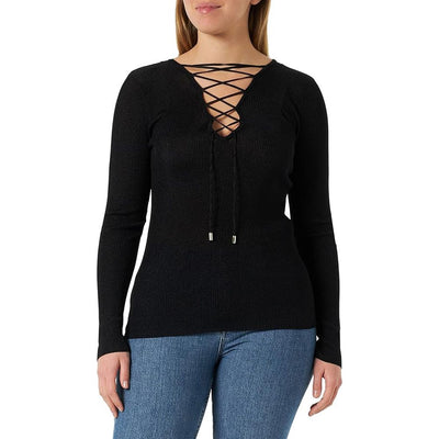 PINKO Schwarzer Viskose-Pullover