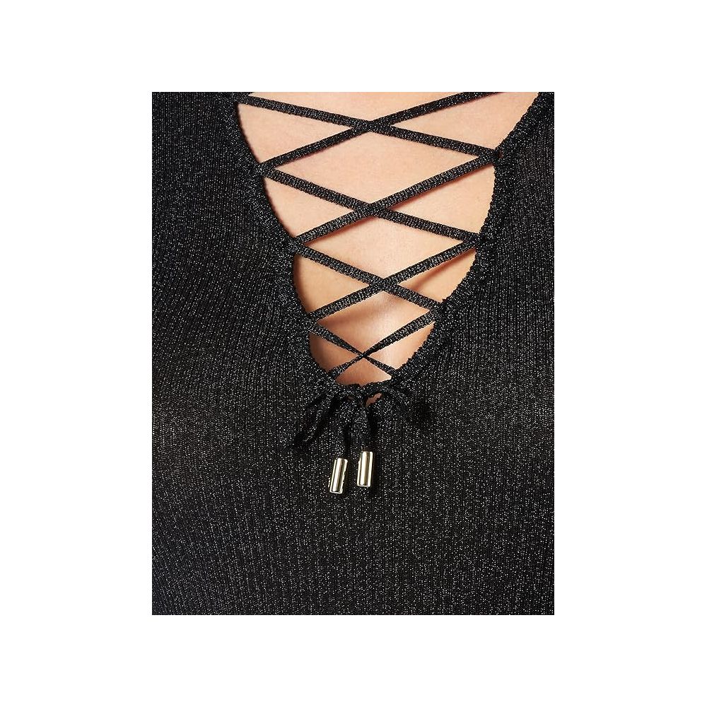 PINKO Schwarzer Viskose-Pullover