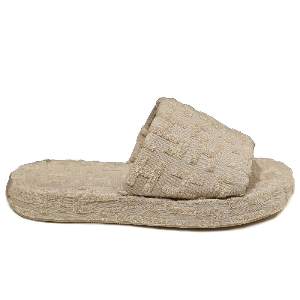 Hinnominate Beige Baumwolle Sandale