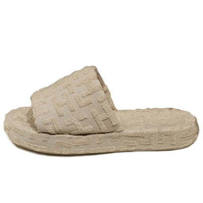 Hinnominate Beige Baumwolle Sandale