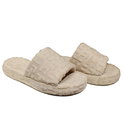 Hinnominate Beige Baumwolle Sandale