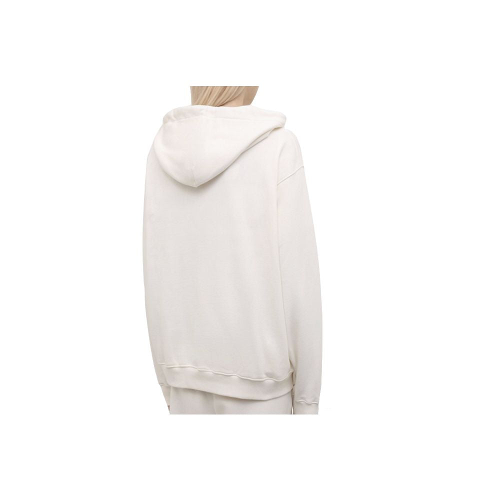 Comme Des Fuckdown Weißer Baumwollpullover