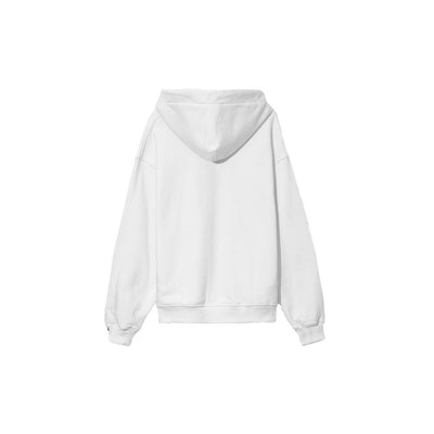 Comme Des Fuckdown Weißer Baumwollpullover