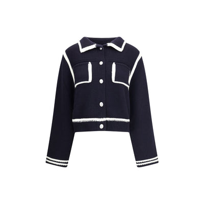 PINKO Strickjacke mit kontrastierenden Profilen