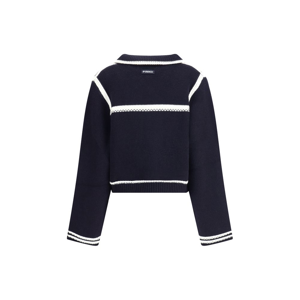 PINKO Strickjacke mit kontrastierenden Profilen
